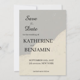 Reserva La Fecha Minimalist Wedding Save The Date