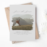 Reserva La Fecha Minimalista bohemio moderno salva la foto de la fe<br><div class="desc">Moderno mínimo y creativo guardar las tarjetas de fotos de fecha</div>