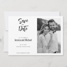 Reserva La Fecha 💍 Minimalista Elegante con foto