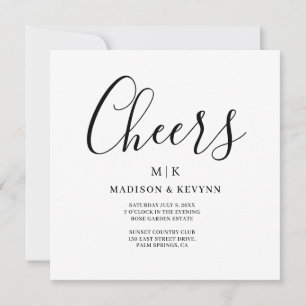 Reserva La Fecha Minimalista y Chic   Boda