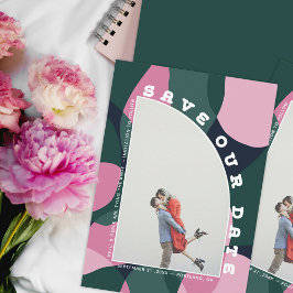 Reserva La Fecha Mitad Arch Resumen Foto De Arte Guardar La Fecha