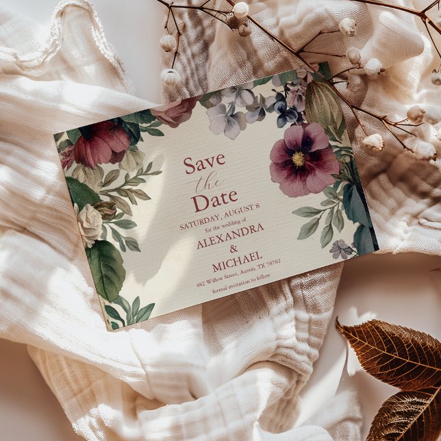 Reserva La Fecha Moda Boda Real Floral de Victoria (Subido por el creador)