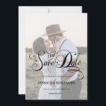 Reserva La Fecha Moda Caligrafía Faux Vellum Efecto Boda fotográfic<br><div class="desc">Diseño moderno y elegante impreso Calligraphy Faux Vellum Efecto Boda fotográfica Guardar la fecha que puede ser personalizada con su texto. Haga clic en el botón "Personalizar" y utilice nuestra herramienta de diseño para modificar esta plantilla. Visita la tienda de Diseño de Arte Gráfico para otros productos que coincidan con...</div>