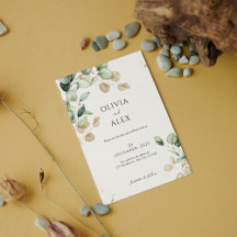 Moda Eucalyptus Greenerenery con Boda de detalles