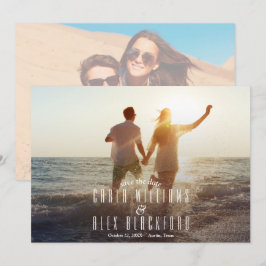 Reserva La Fecha Moda Foto Boda moderno