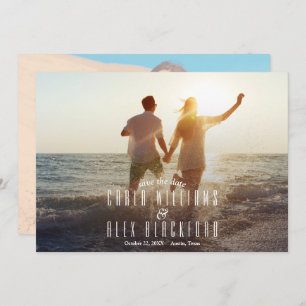 Reserva La Fecha Moda Foto Boda moderno