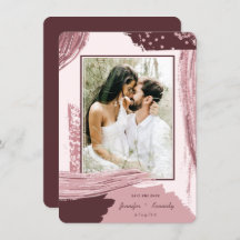 Moda Marsala Resumen Pincel de pintura