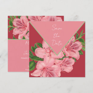 Reserva La Fecha Moda Rosa Hibiscus Salve La Fecha