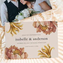 Moda simple Boda de fotografía floral rústica