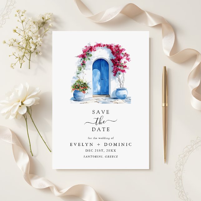 Reserva La Fecha Modern Bougainvillea Destination Wedding (Subido por el creador)