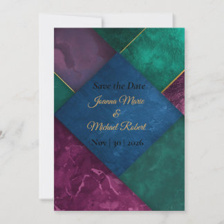Reserva La Fecha Modern Luxe Save The Date Card