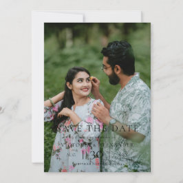 Reserva La Fecha Modern Minimalist Photo Wedding Save the Date