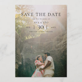 Reserva La Fecha Modern Minimalist Photo Wedding Save the Date