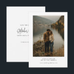 Reserva La Fecha Modern Minimalist Wedding Photo Save the Date<br><div class="desc">Planning an elegant wedding? You need stationery that looks amazing without breaking the bank. This modern minimalist wedding photo save-the-date gives you a gorgeous, high-end look on a budget. Instead of busy graphics, this layout lets your picture steal the show. It mixes elegant stylish typography with a beautiful handwritten script...</div>