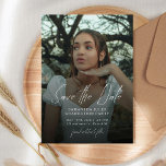 Reserva La Fecha Modern Photo High School Graduation<br><div class="desc">Announce your graduate’s milestone with this Modern Photo High School Graduation Save the Date. Featuring a clean, contemporary layout and stylish typography, this design highlights a favorite senior photo while sharing the important celebration date with family and friends. Perfect for high school graduation parties, senior celebrations, and Class of 2026...</div>