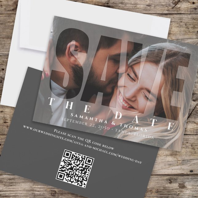 Reserva La Fecha Modern Save the Date Boda Photo (Subido por el creador)