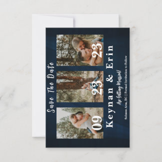 Reserva La Fecha Modern Save the Date Collage de fotos