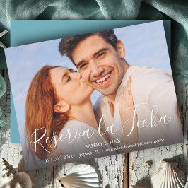 Reserva La Fecha Modern Save the Date with Couple Photo