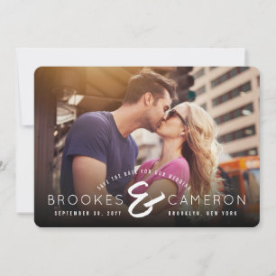 Reserva La Fecha Moderna Ampersand Photo Save The Date