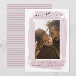 Reserva La Fecha Moderna foto de boda de Save The Date