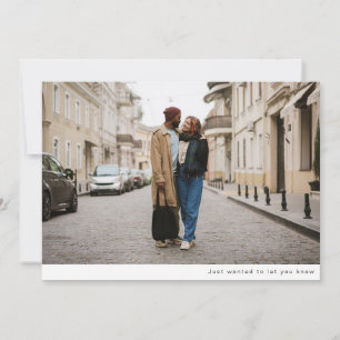 Reserva La Fecha Moderna moda Minimalista Dos Bodas de fotografía