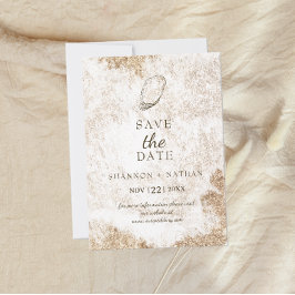 Reserva La Fecha Moderna Playa De Astillero De Color Mínimo