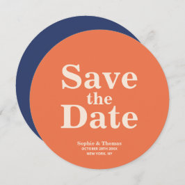 Reserva La Fecha Moderna y audaz tipografía Wedding Save the Date