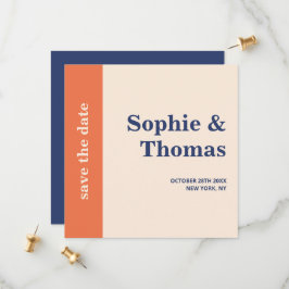 Reserva La Fecha Moderna y audaz tipografía Wedding Save the Date