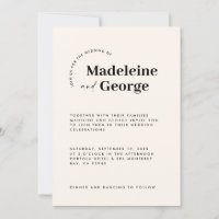 Moderna y simple tipografía elegante en blanco y n