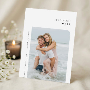 Reserva La Fecha Moderno Boda de fotografía moderada y contemporáne