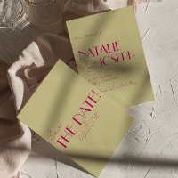 Moderno Boda Retro Brillante Y Brillante