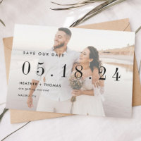 Moderno Boda único de fotografía salva nuestra fec