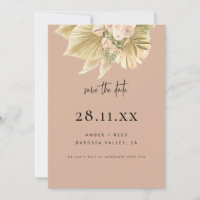 Moderno Boho Pampas Grass Floral Rubor Pink
