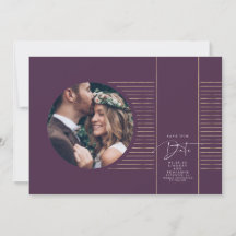 Moderno Mínimo Delicado Guardar La Foto De Fecha