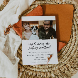 Reserva La Fecha Moderno Mis seres humanos se están casando con la 