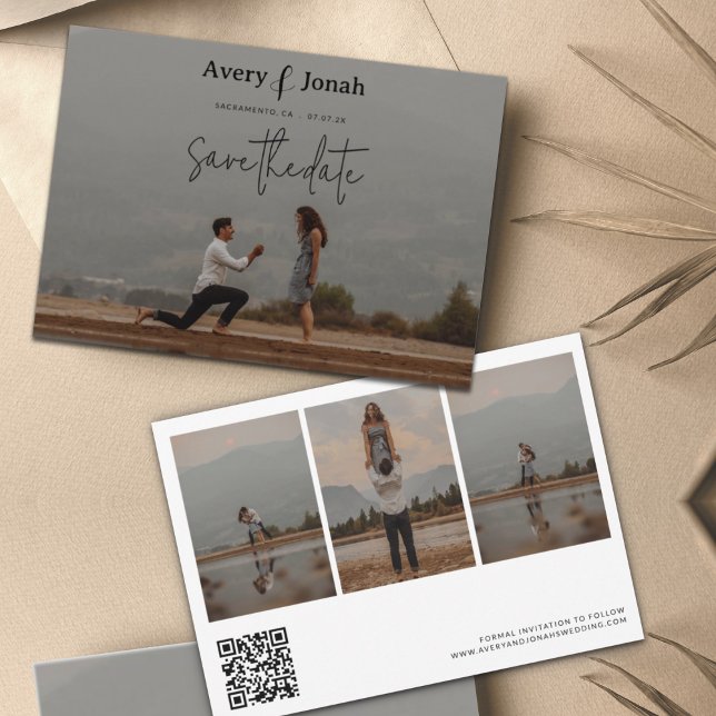 Reserva La Fecha Moderno y elegante Boda de fotos 4 (Subido por el creador)