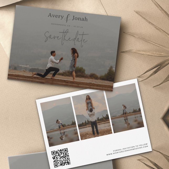 Reserva La Fecha Moderno y elegante Boda de fotos 4 (Subido por el creador)