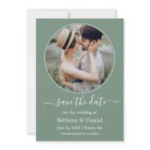 Moderno y elegante fotograma de fotografía redonda