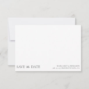 Reserva La Fecha Moderno y simple Boda de fotos 4