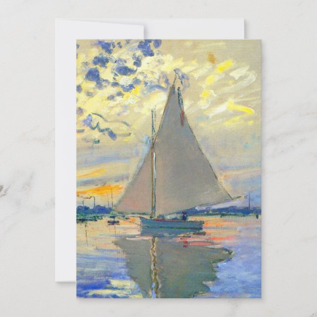 Reserva La Fecha Monet Sailboat en Le Petit-Gennevilliers (Anverso)