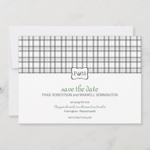 Reserva La Fecha Monograma de colocación Guardar la fecha