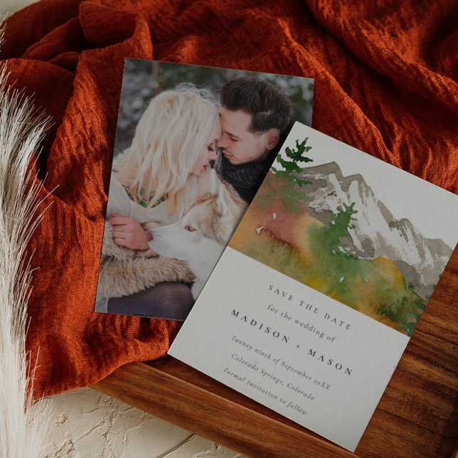 Reserva La Fecha Montañas acuáticas de otoño foto de pinos arboles (Subido por el creador)