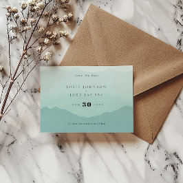 Reserva La Fecha Montañas verdes suaves salvan la fecha