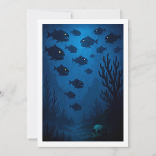Reserva La Fecha Montauk Salvage Co. Piranha Card 5x7