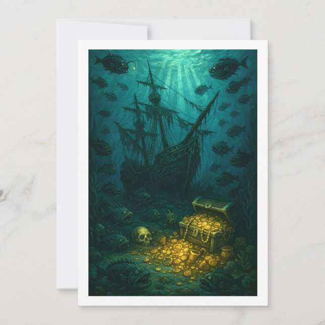 Reserva La Fecha Montauk Salvage Co. Shipwreck Card 5x7 (Anverso)