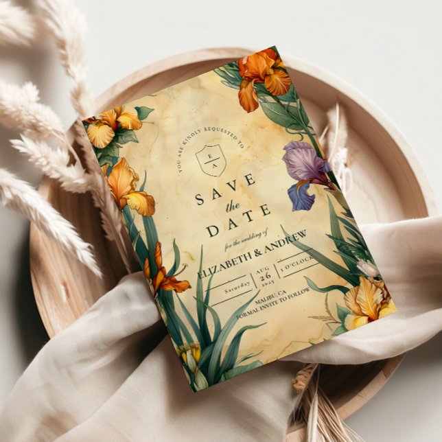 Reserva La Fecha Moody Tropical Floral Wedding (Subido por el creador)