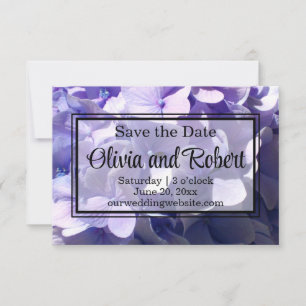 Reserva La Fecha Morado hidrangea flor púrpura floral