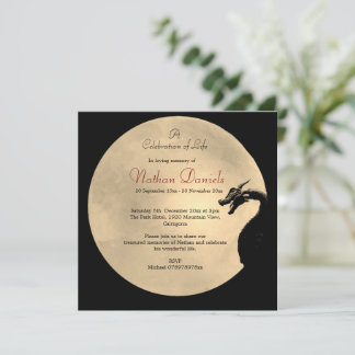 Reserva La Fecha Mythical Dragon Celebration of Life Card