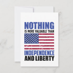 Reserva La Fecha Nada es más valioso que la independencia y la flex