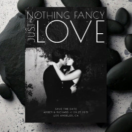 Reserva La Fecha Nada Fancy Ama Solamente Al Boda Moderno Único